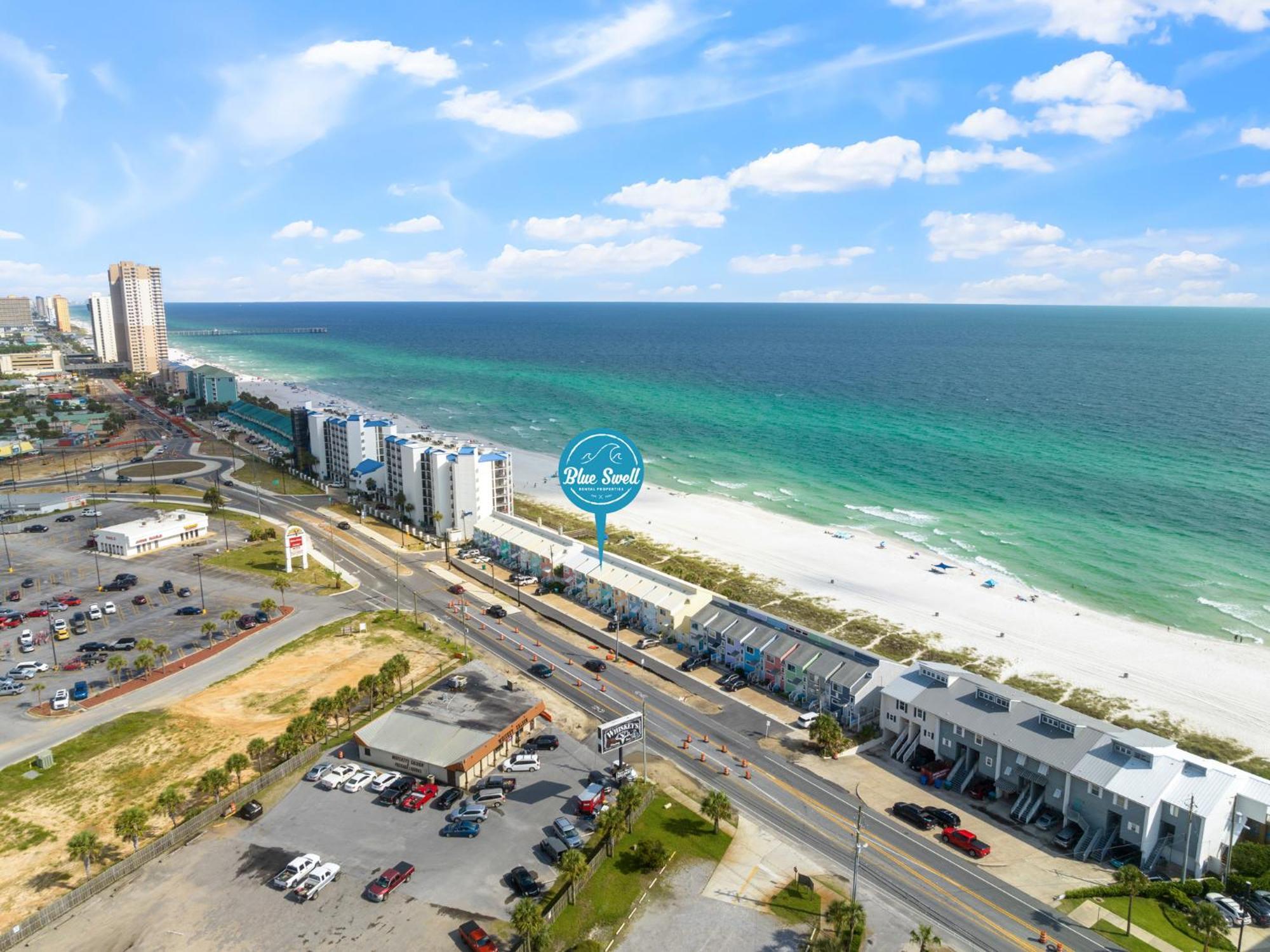 2Bd/25Ba Gulf Front Townhome Near Pier Park! Gulf Views! Beach Access! 巴拿马城 外观 照片