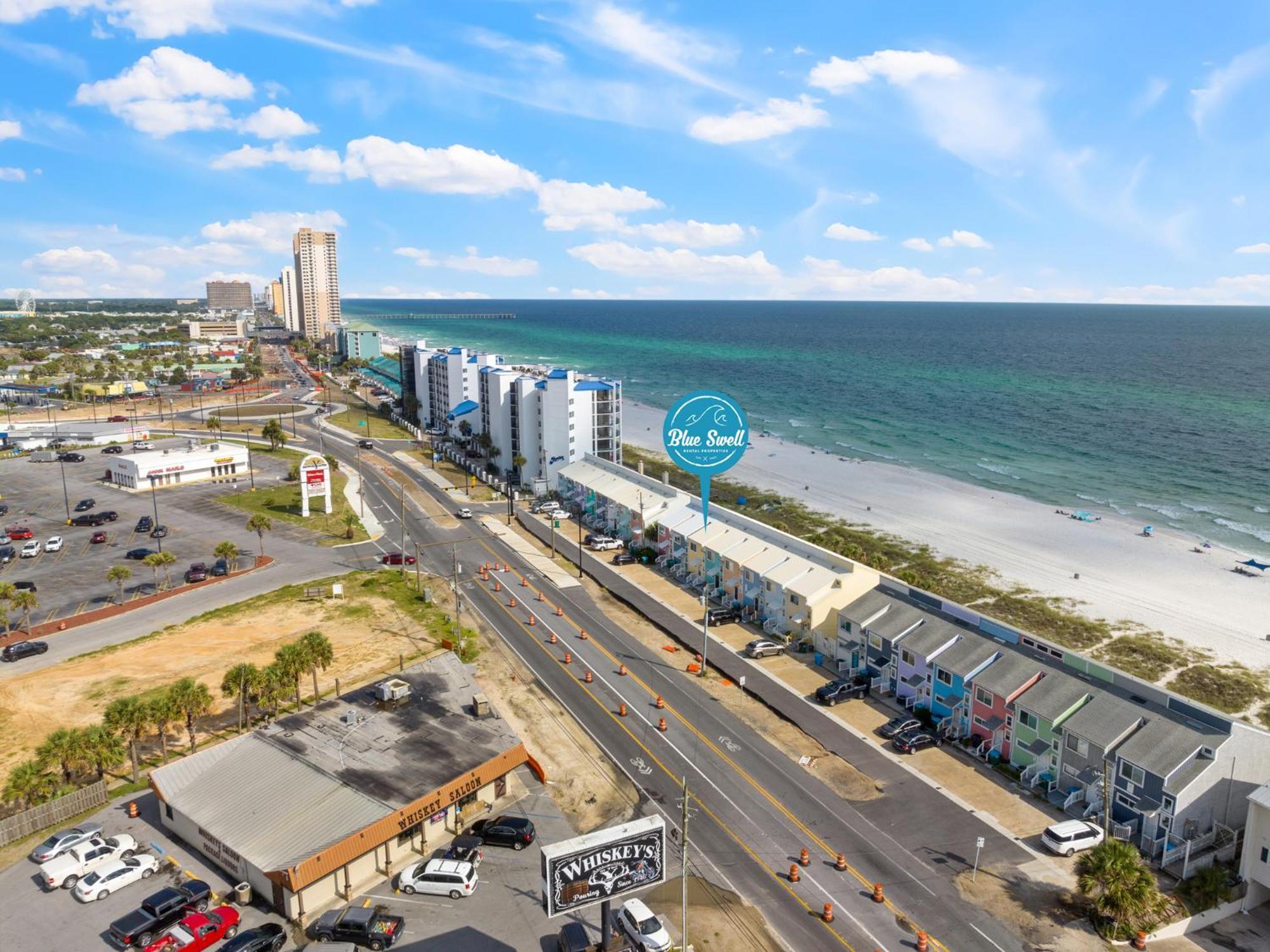 2Bd/25Ba Gulf Front Townhome Near Pier Park! Gulf Views! Beach Access! 巴拿马城 外观 照片